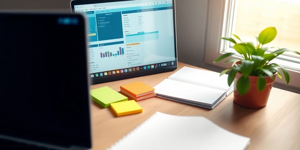 Productivity tools on a modern desk setup.