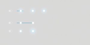 Website settings panel with colorful icons.